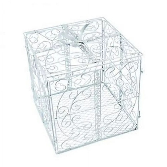 Metal Gift Box Cardholder - Picture 1 of 4